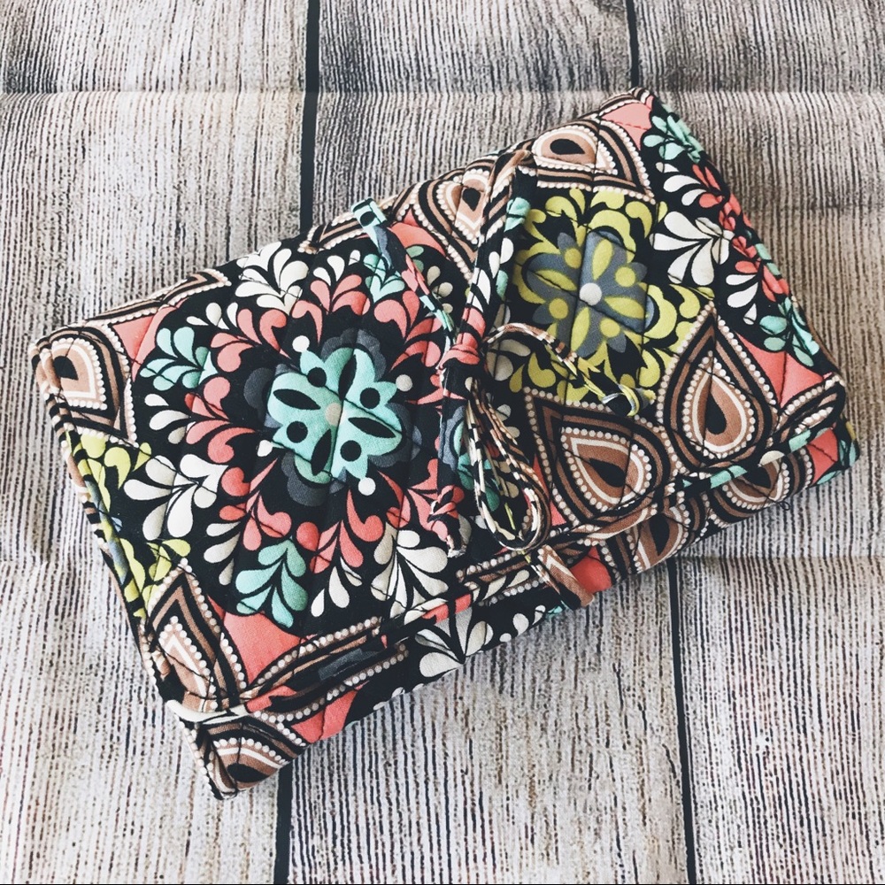 Vera Bradley Tie Jewelry Toiletry Satchel